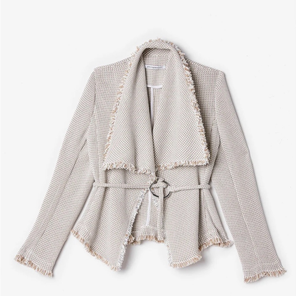 Adolfo Dominguez - Cotton Twill Green/Pink Jacket